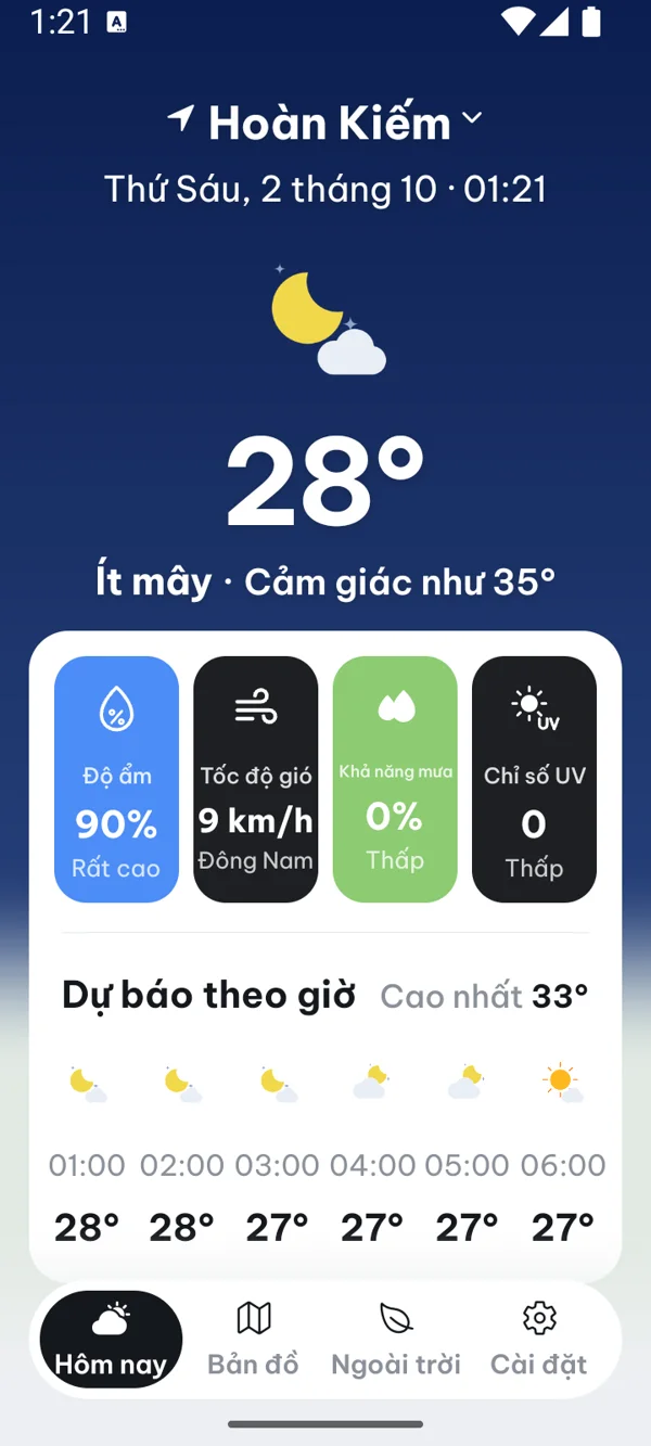 Giao diện Tối giản